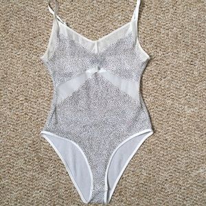 Topshop sparkle bodysuit